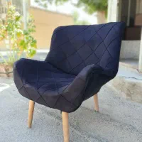مبل تک نفره مشکی شیک سبک