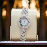 ساعت نقره پرنس مدل پر نگین سرویس نقره جواهری|بدلیجات|تبریز, |دیوار