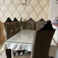 میز ناهارخوری ۶نفره با ۶صندلی