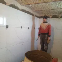 کاشی کاری و سنگ کاری چم
