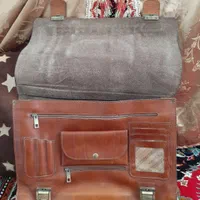 کیف اداره ای ودانشجویی تمام چرم برندبوفالو