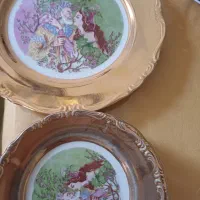 کیک خوری با ۶ بشقاب عتیقه