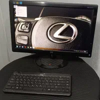 سیستم کامپیوتر موس پد کیبورد مانیتور کیس