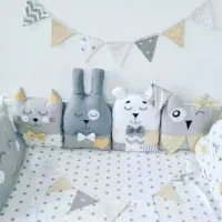 ست گارد تخت بچه|رختخواب، بالش، پتو|مشکیندشت, |دیوار