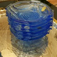 عتیقه دیس گرد و بیضی گل بلبل ژاپن ۴۲سانت