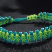 دستبندهای زنانه و مردانه،بافت مکرومه طرح پاراکورد