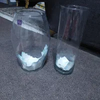 دوعددگلدان استوانه ای نو