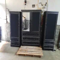 کمدسه تیکه وکابینت کولر ابی