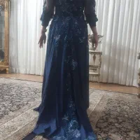 لباس مجلسی شیک سورمه ای|لباس|ری, علایین|دیوار