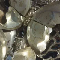 سه عدد پروانه برنز|ساعت دیواری و تزئینی|باسمنج, |دیوار