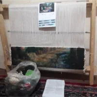 تابلو فرش طرح کوچه باغ