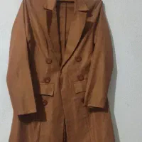 مانتو طرح کت( آجری رنگ)