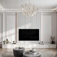 تی وی وال کلاسیک مدل فلورانس|میز تلویزیون|شیراز, ریشمک|دیوار