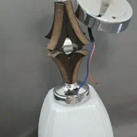 لوستر تک شاخه تمام چوب