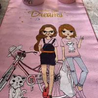 فرشینه و لوستر و دیوارکوب اتاق کودک