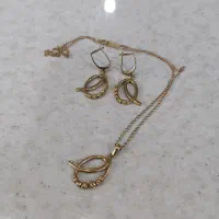 نیم ست طلا انشگتر