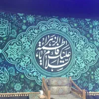 کتیبه فاطمیه هیئت|صنایع دستی و سایر لوازم تزئینی|کرج, المهدی|دیوار