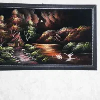 دوتا تابلو مخملی|تابلو، نقاشی، عکس|رشت, عینک|دیوار