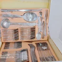 سرویس قاشق چنگال استیل|ظروف سرو و پذیرایی|شیراز, فضل‌آباد|دیوار
