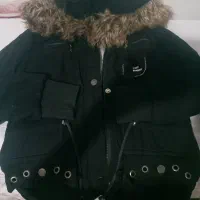 کاپشن مشکی و کرمی