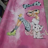 پارچه ملافه ملحفه عروسکی طرح متنوع|رختخواب، بالش، پتو|مشهد, شهید مطهری|دیوار