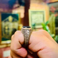 انگشتر دست ساز عقیق سیاه|جواهرات|تهران, ستارخان|دیوار