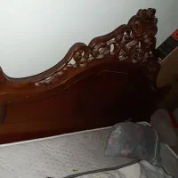 تخت ۲ نفره چوب گردو با تشک