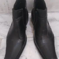 کفش نیم پوت چرم اصل|کیف، کفش، کمربند|کرج, برغان|دیوار