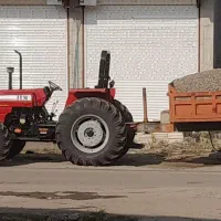 حمل شن و ماسه و مصالح با تراکتور بابلکنار