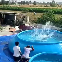 استخر بزرگ ۱۰نفره ۴متری|غواصی و ورزش‌های آبی|اهواز, سلطانمنش|دیوار