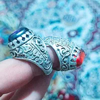 انگشترنقره 925 رکاب قدیمی اعلی یاعلی بن موسی الرضا|جواهرات|تهران, سبلان (لشگر)|دیوار