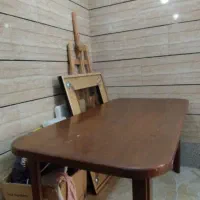 میز چوبی شش نفره بدون صندلی