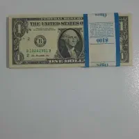 یک بسته کامل اسکناس نو ۱ دلاری سریالی