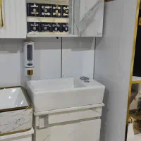 روشویی کابینتی ابعاد کوچک25*45|لوازم سرویس بهداشتی|ساوه, |دیوار