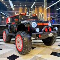 ماشین شارژی لایت دار ۴موتوره سایز بزرگ بیسیمی