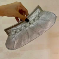 کیف نقره ای مجلسی