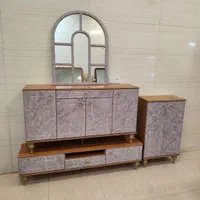 ست آینه کنسول و میز تلویزیون و جاکفشی مدل لارا