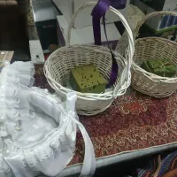 سبد گل و میوه چوبی  تزیینی|صنایع دستی و سایر لوازم تزئینی|آمل, |دیوار