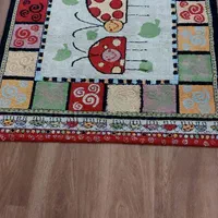 یه تیر و دو نشون گلیم اصیل + فرش کودک شاد|فرش|بابل, |دیوار