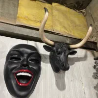 مجسمه کله گاو و بوفالو