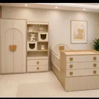 تخت و کمد نوزاد چمپا اقساط