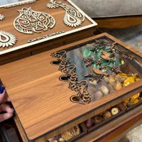 تولید کننده باکس های یلدایی/یلدا/جعبه چوبی|صنایع دستی و سایر لوازم تزئینی|قم, شاه سید علی|دیوار