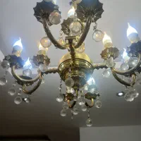 لوستر برنجی شیپوری|لوستر و چراغ آویز|تهران, تهرانپارس جنوبی|دیوار
