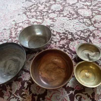 کاسه مسی و تابه قدیمی