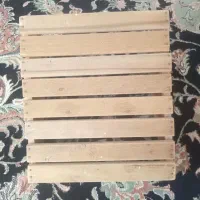 زیرپایی چوبی