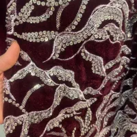 لباس مجلسی تمام کارشده جنس مخمل|لباس|شاهین‌شهر, طالقانی|دیوار