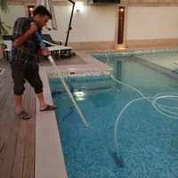 نظافت استخر بک پاشو کار موتورخانه استخر