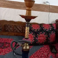 قلیان قدیمی برنز|زیورآلات و اکسسوری|اردبیل, |دیوار