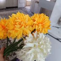 ده شاخه گل خارجی|گل مصنوعی|خزل, |دیوار