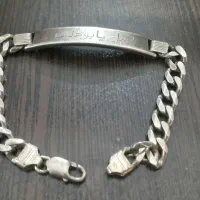 دستبند ۴۱ گرم نقره خالص ایتالیایی عیار (925)